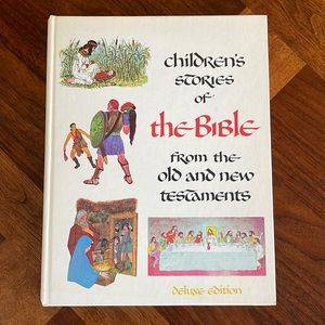 VINTAGE CHILDREN'S STORIES OF THE BIBLE FROM THE OLD AND NEW TESTAMENTS